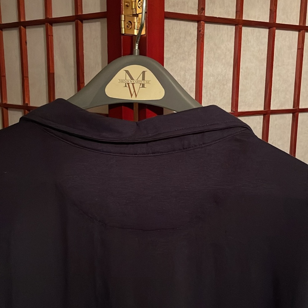 Paper Denim & Cloth Men’s 4X Navy Blue Polo Shirt!! - Picture 4 of 5